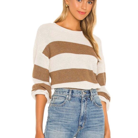 Cupcakes & Cashmere Rimes Sweater Oatmeal Size X-Large NWT - Picture 1 of 7